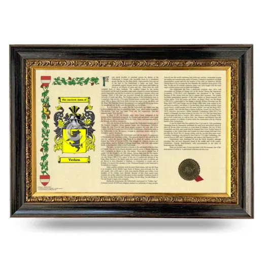 Verken Armorial Landscape Framed - Heirloom