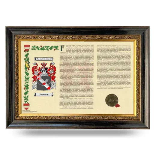 Vermette Armorial Landscape Framed - Heirloom