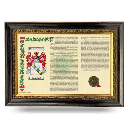 Vietinghoff Armorial Landscape Framed - Heirloom