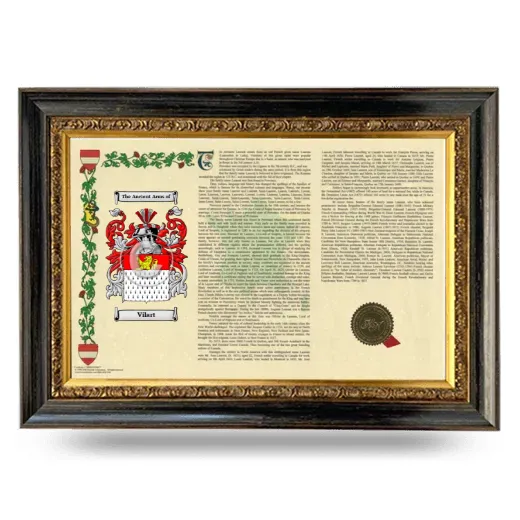 Vilart Armorial Landscape Framed - Heirloom