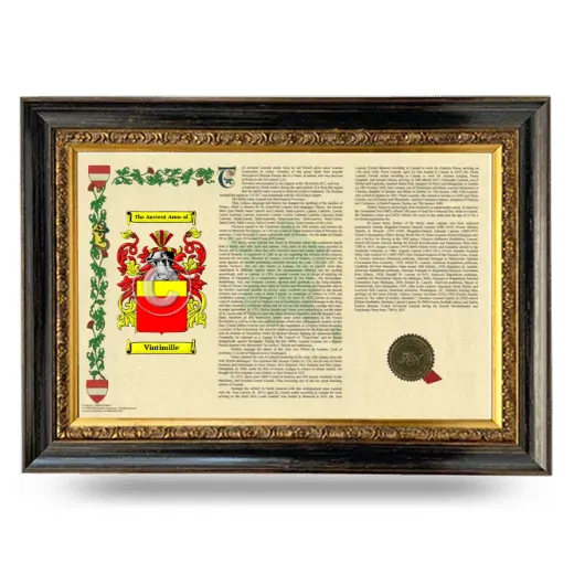 Vintimille Armorial Landscape Framed - Heirloom