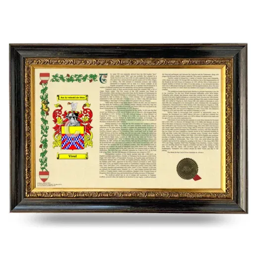 Vivul Armorial Landscape Framed - Heirloom