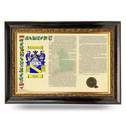 Vynner Armorial Landscape Framed - Heirloom
