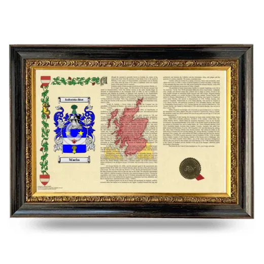 Wachs Armorial Landscape Framed - Heirloom