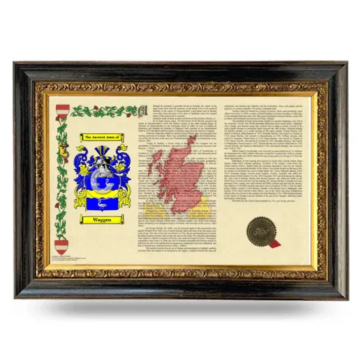 Waggen Armorial Landscape Framed - Heirloom