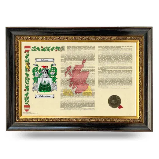 Walkinshaw Armorial Landscape Framed - Heirloom