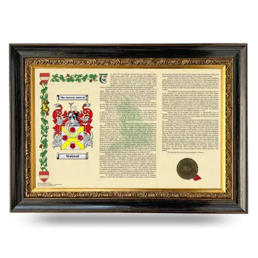 Walsted Armorial Landscape Framed - Heirloom