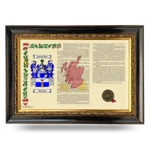 Warcup Armorial Landscape Framed - Heirloom