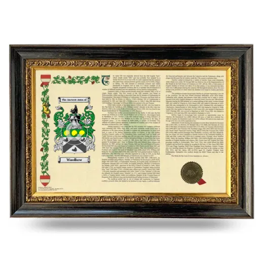 Wardhow Armorial Landscape Framed - Heirloom