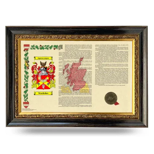 Wardrobes Armorial Landscape Framed - Heirloom