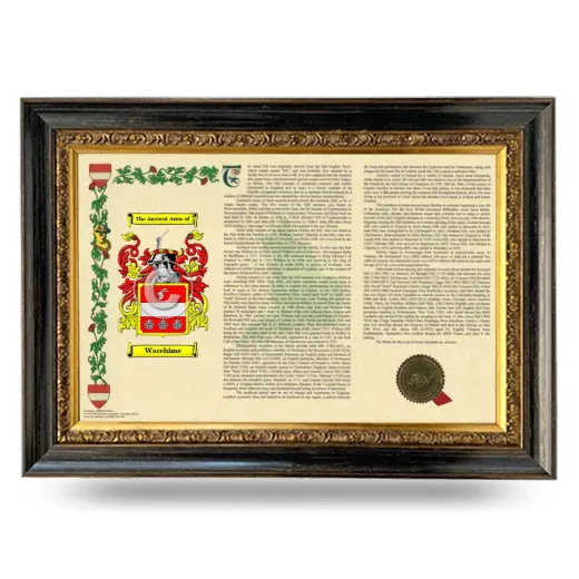 Warehime Armorial Landscape Framed - Heirloom