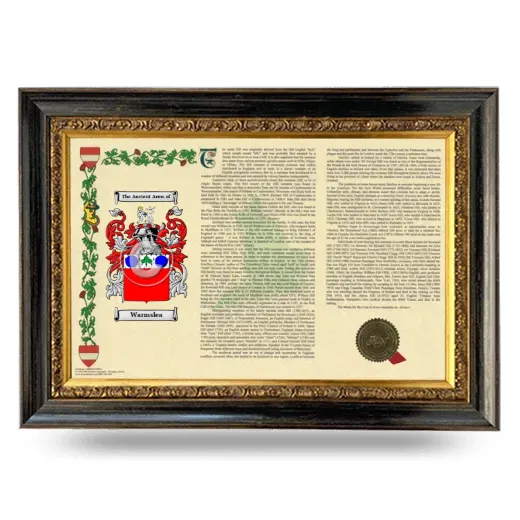 Warmslea Armorial Landscape Framed - Heirloom