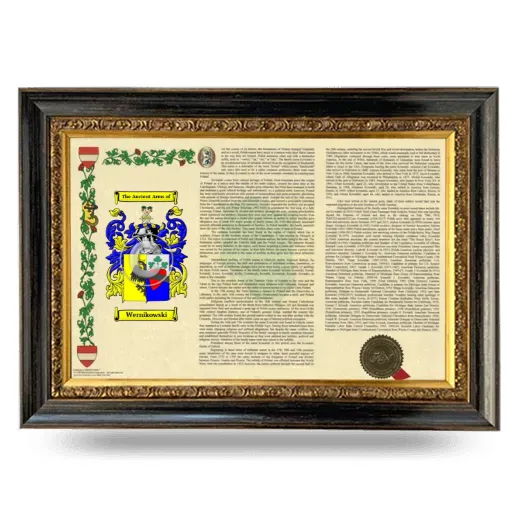 Wernikowski Armorial Landscape Framed - Heirloom