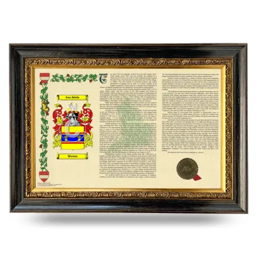 Wever Armorial Landscape Framed - Heirloom