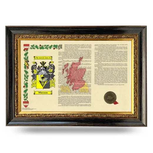 Whatman Armorial Landscape Framed - Heirloom