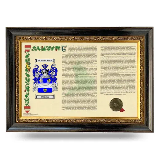Whicher Armorial Landscape Framed - Heirloom