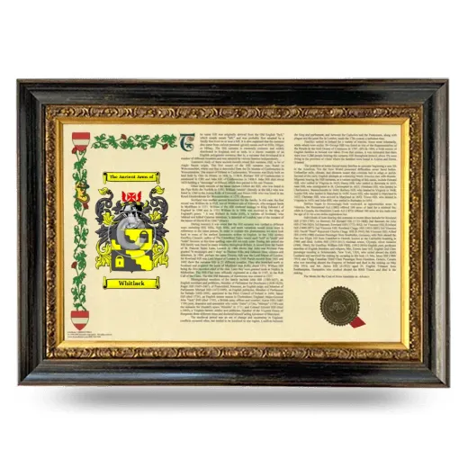 Whitlack Armorial Landscape Framed - Heirloom