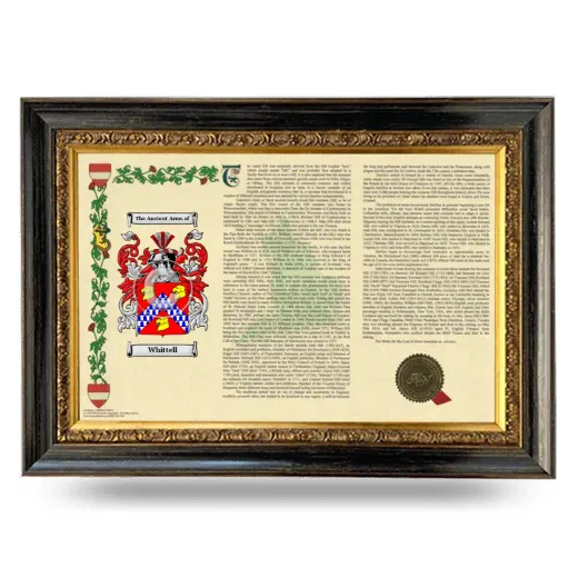 Whittell Armorial Landscape Framed - Heirloom