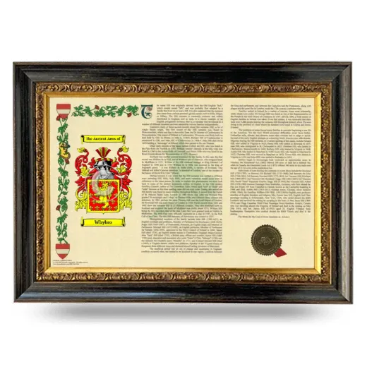 Whybro Armorial Landscape Framed - Heirloom
