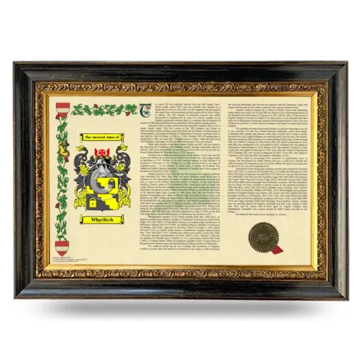 Whytlitch Armorial Landscape Framed - Heirloom