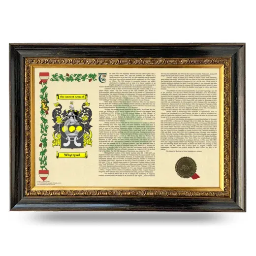 Whyttynd Armorial Landscape Framed - Heirloom