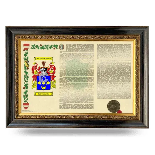 Wieckowski Armorial Landscape Framed - Heirloom