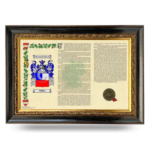 Wiffen Armorial Landscape Framed - Heirloom