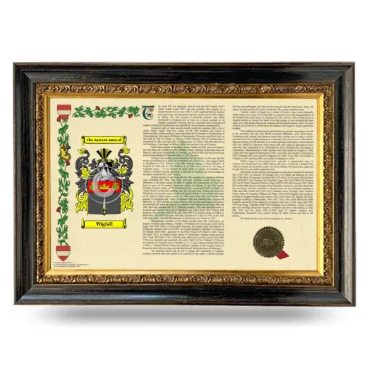 Wigfall Armorial Landscape Framed - Heirloom
