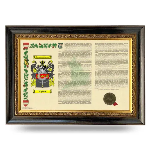 Wigfield Armorial Landscape Framed - Heirloom