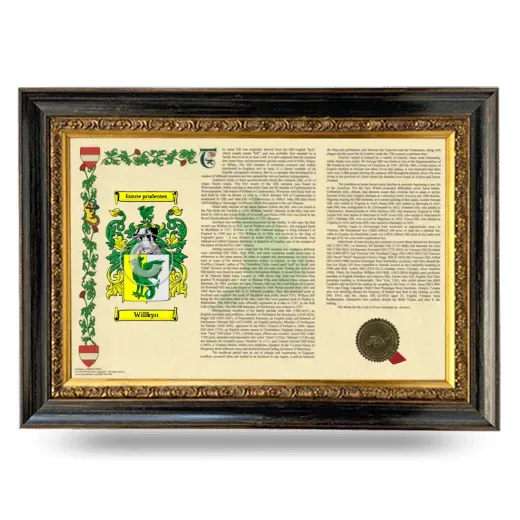 Willkyn Armorial Landscape Framed - Heirloom