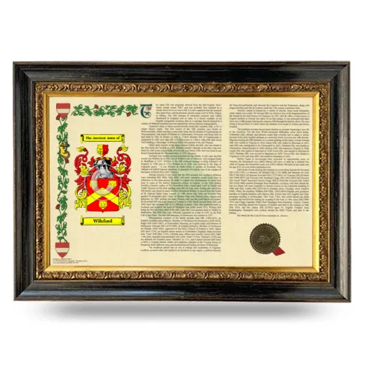Wilsford Armorial Landscape Framed - Heirloom