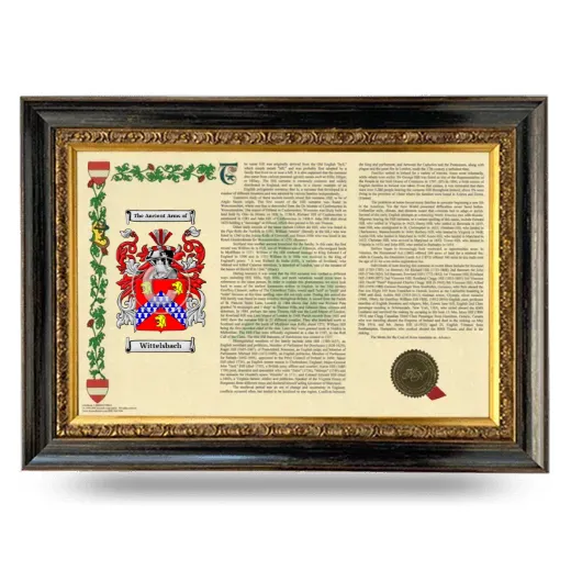 Wittelsbach Armorial Landscape Framed - Heirloom