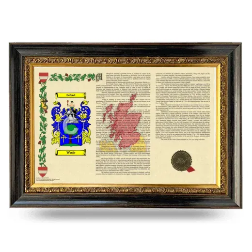 Wode Armorial Landscape Framed - Heirloom