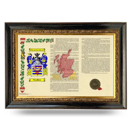 Woodbine Armorial Landscape Framed - Heirloom