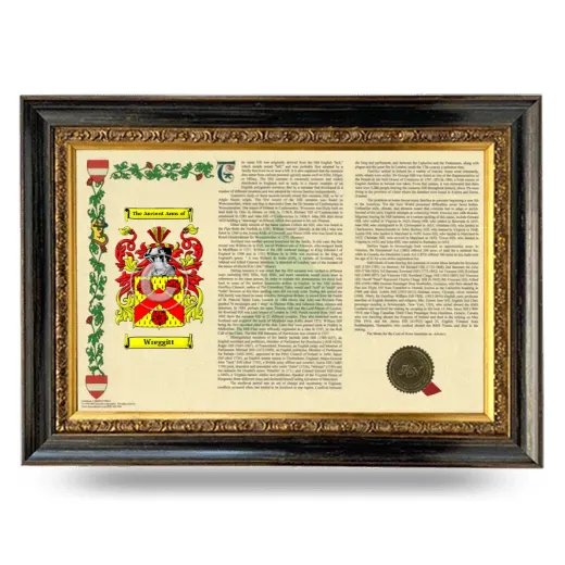 Wreggitt Armorial Landscape Framed - Heirloom