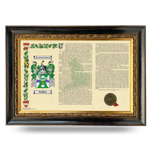 Wullfely Armorial Landscape Framed - Heirloom
