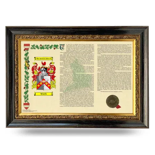 Wurth Armorial Landscape Framed - Heirloom