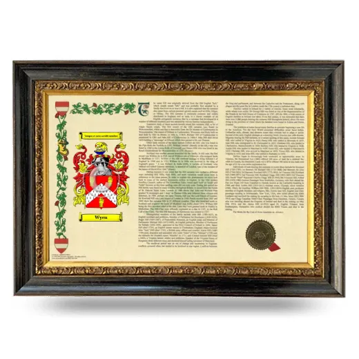 Wyen Armorial Landscape Framed - Heirloom
