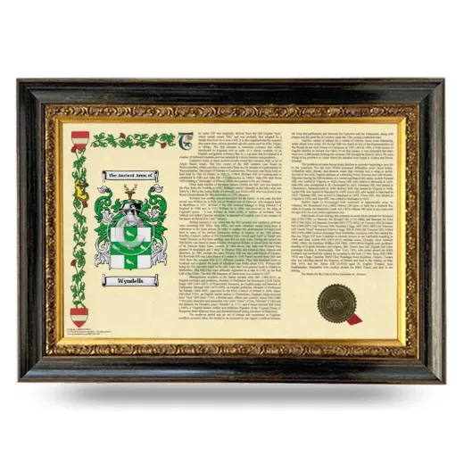 Wyndells Armorial Landscape Framed - Heirloom