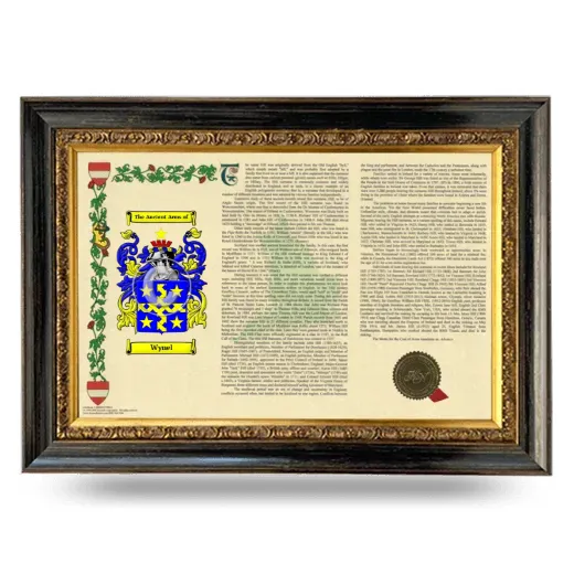 Wynel Armorial Landscape Framed - Heirloom