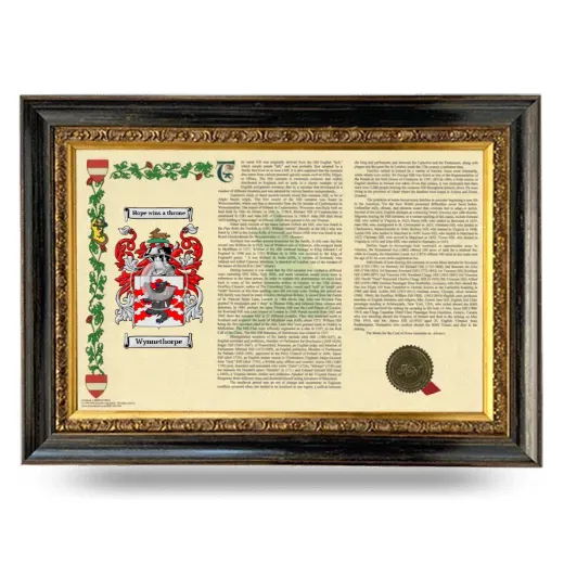 Wynnethorpe Armorial Landscape Framed - Heirloom