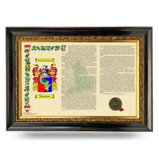 Wynnstone Armorial Landscape Framed - Heirloom