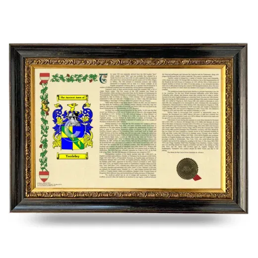 Yardelay Armorial Landscape Framed - Heirloom