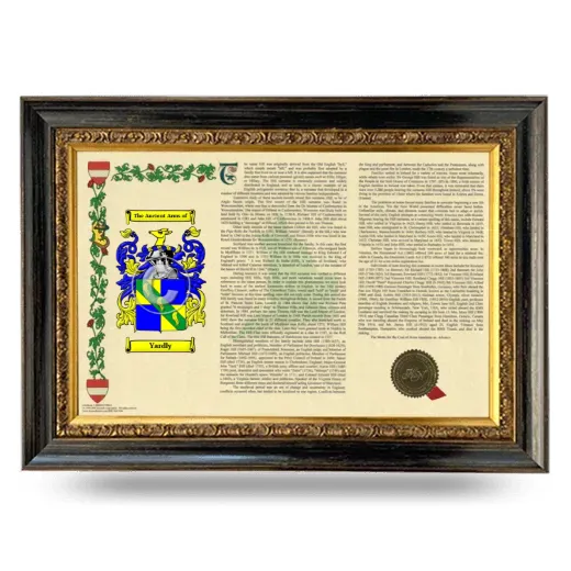Yardly Armorial Landscape Framed - Heirloom