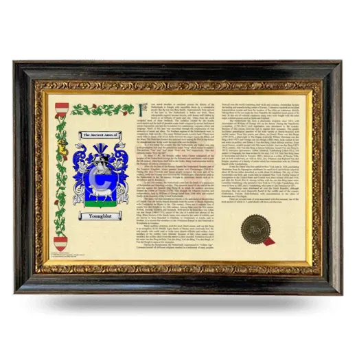 Youngblut Armorial Landscape Framed - Heirloom