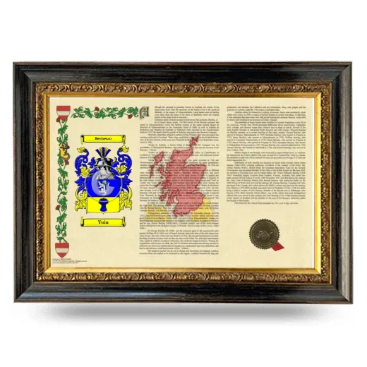 Yuin Armorial Landscape Framed - Heirloom