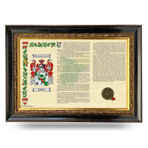Zaldivar Armorial Landscape Framed - Heirloom