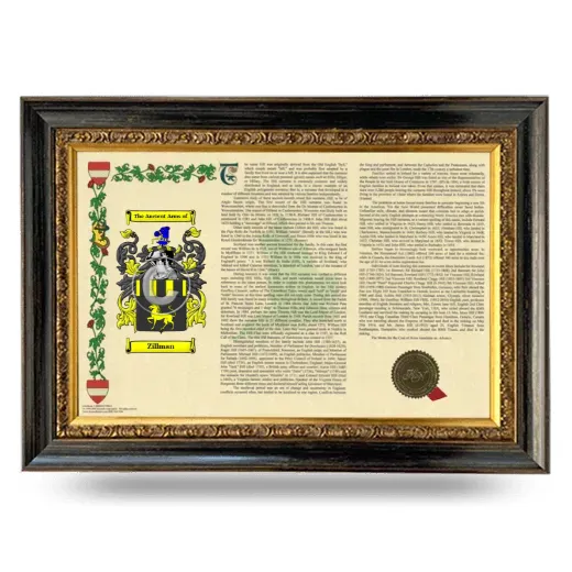 Zillman Armorial Landscape Framed - Heirloom