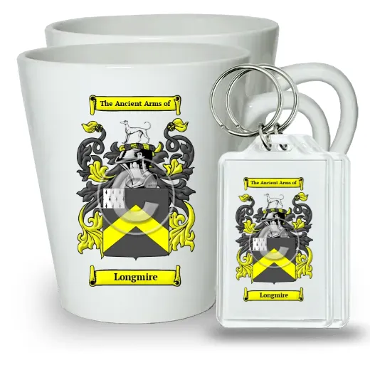Longmire Pair of Latte Mugs and Pair of Keychains