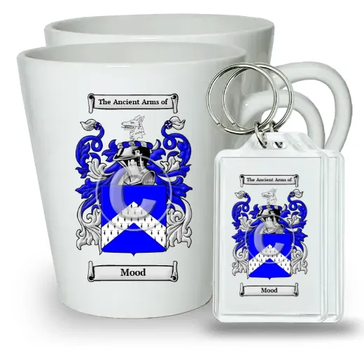 Mood Pair of Latte Mugs and Pair of Keychains
